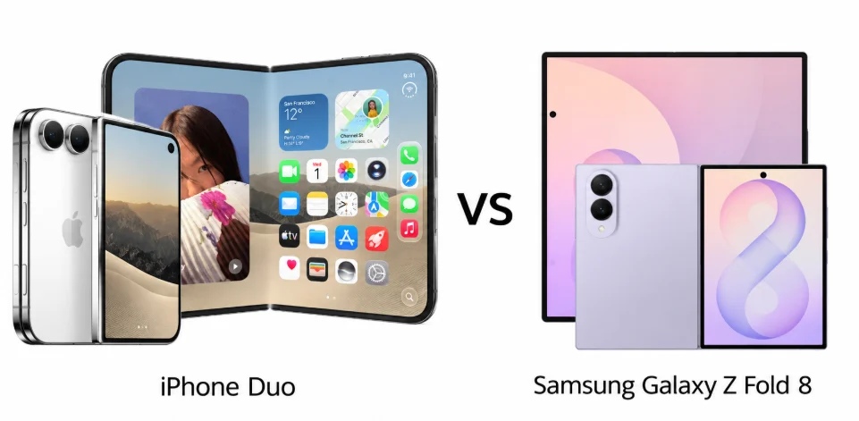 iPhone Duo vs Samsung Galaxy Z Fold 8 — the competitive marketing battle for the foldable market